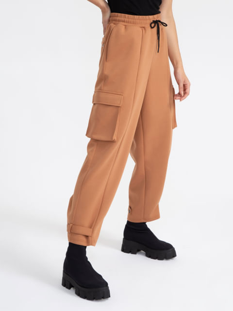 Calça Cargo Malha Premium