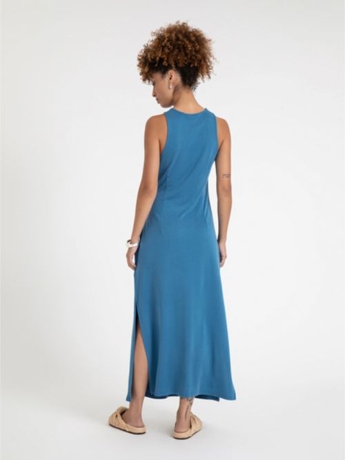 Vestido Midi Com Amarracao