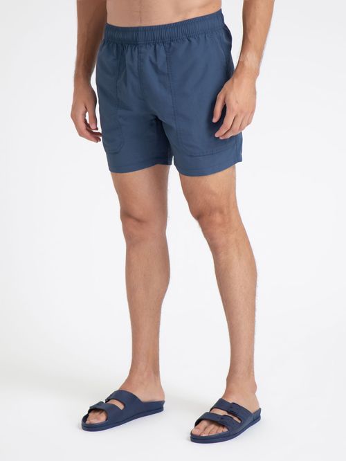 Short Poliamida Bolso Relevo