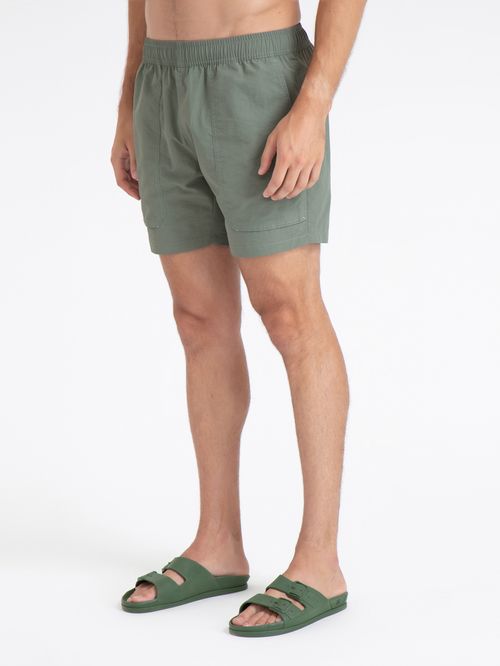 Short Poliamida Bolso Relevo