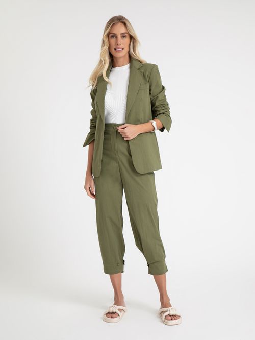 Blazer Em Algodao E Nylon