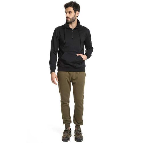 Moletom Meio Zíper com Nylon
