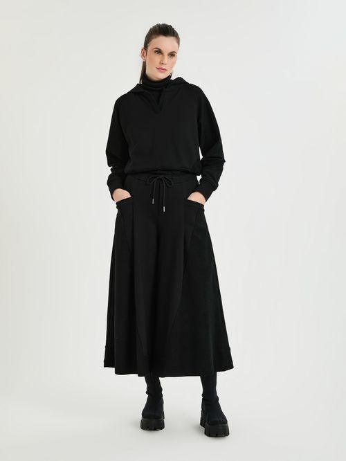 Calça Pantacourt Com Moletom Avesso