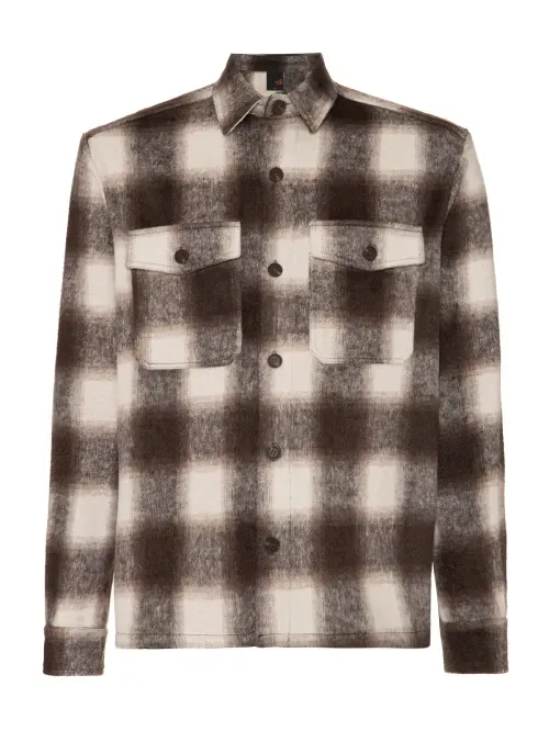 Jaqueta Over Shirt Xadrez Flanelada