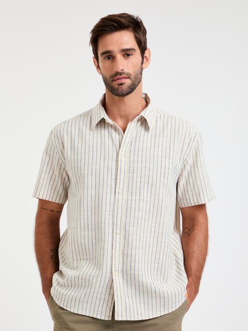 Camisa Mc Algodao/Linho Resort 4