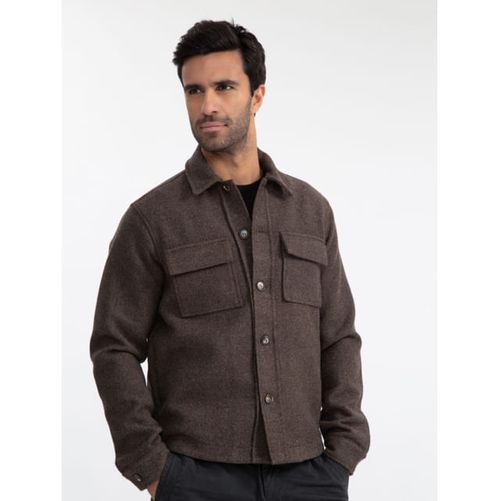 Jaqueta Over Shirt Heavy Melange