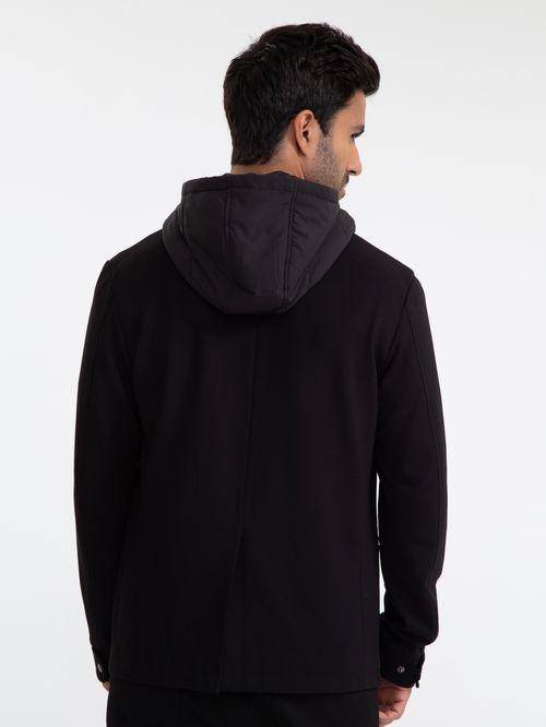 Blazer Knit Flex Com Capuz Removivel