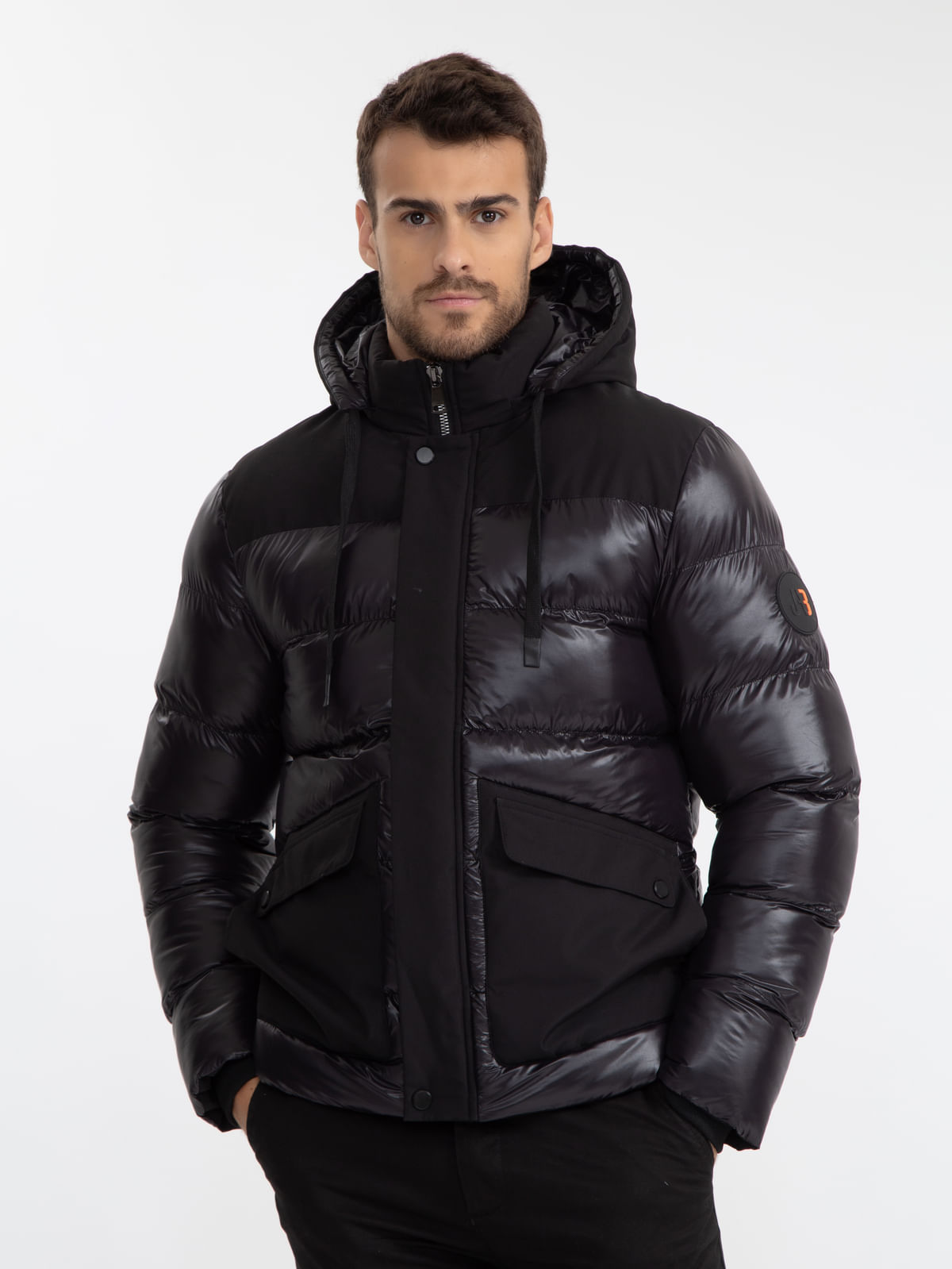Jaqueta Puff Nylon 2 Texturas - JAB | Just Another Brand