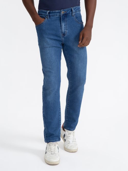 Calça Denim Flex Lav Media