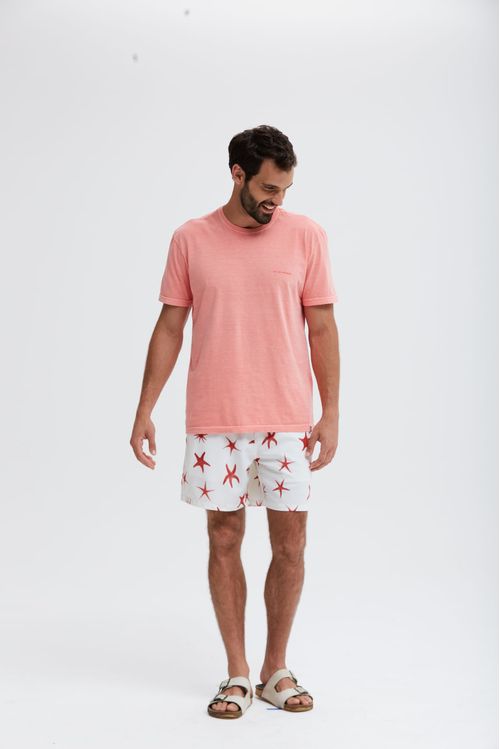 Shorts 4Way Estampado Estrelas Do Mar