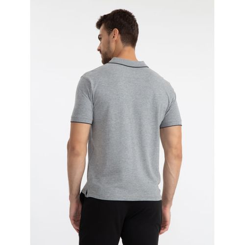 Polo Stretch com Zíper