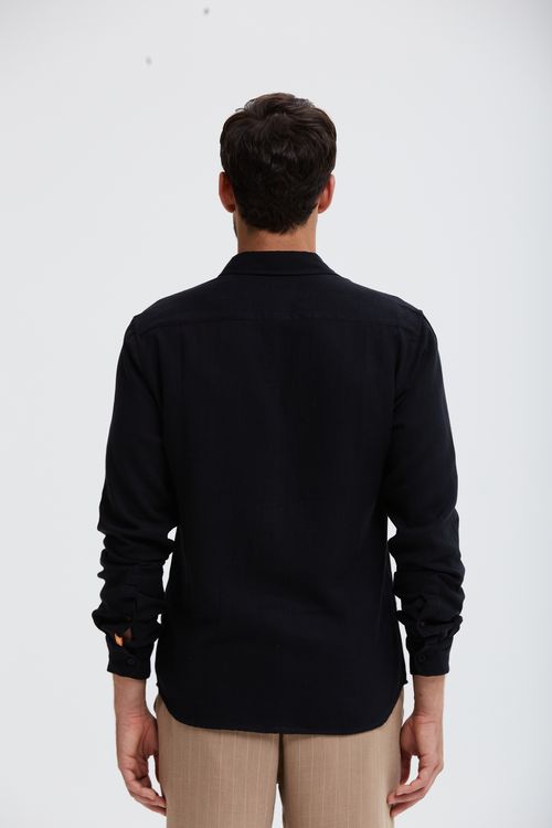 Camisa ML Double Fabric