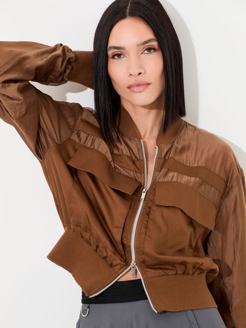 Jaqueta Com Transparencia