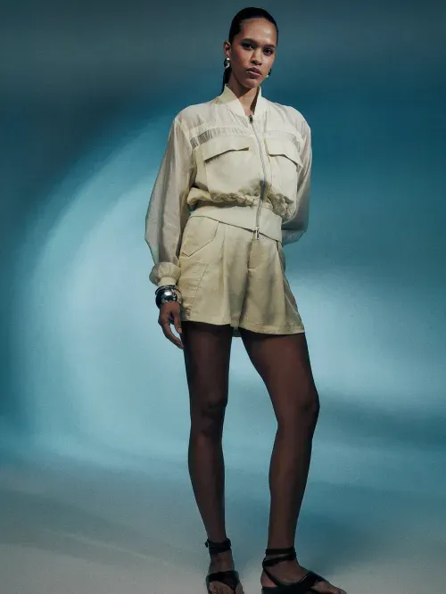 Jaqueta Com Transparencia