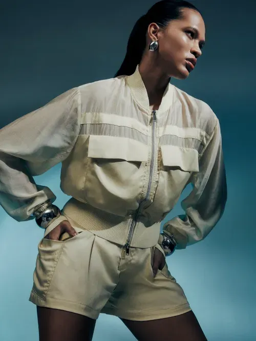 Jaqueta Com Transparencia