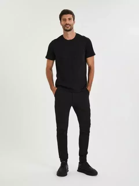 Camiseta Knit Flex Modal Com Bolso