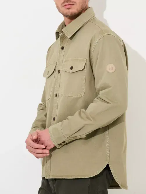 JAQUETA OVER SHIRT STRETCH TWILL