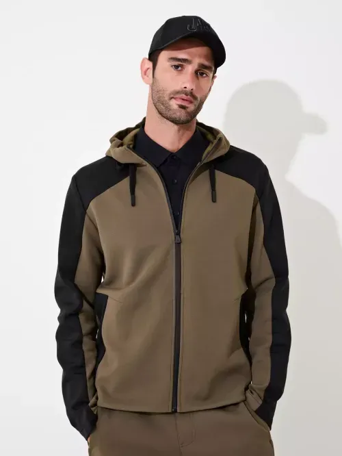 MOLETOM PIQUET KNIT BICOLOR