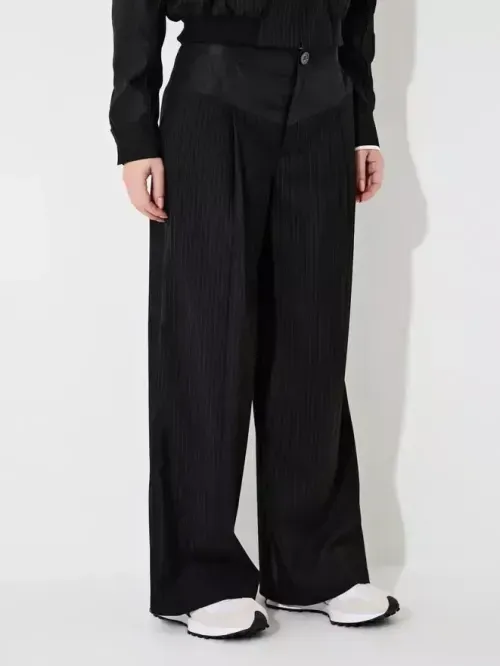 CALÇA EM RISCA DE GIZ COM NYLON CJ7