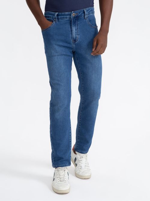 Calça Denim Flex Lav Media