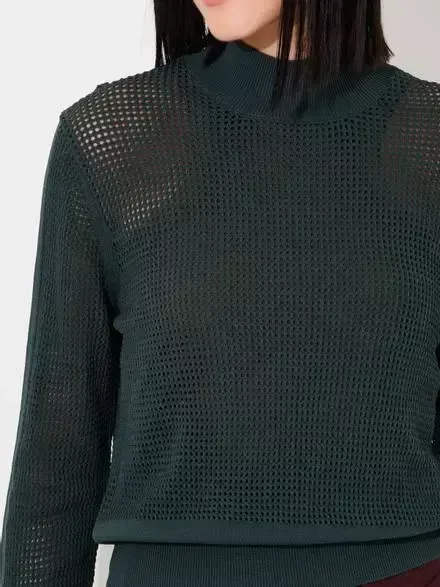 Blusa em Tricô Telado