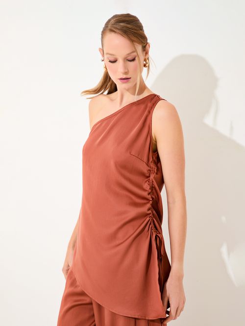 BLUSA OMBRO ÚNICO EM LIOCEL CJ4