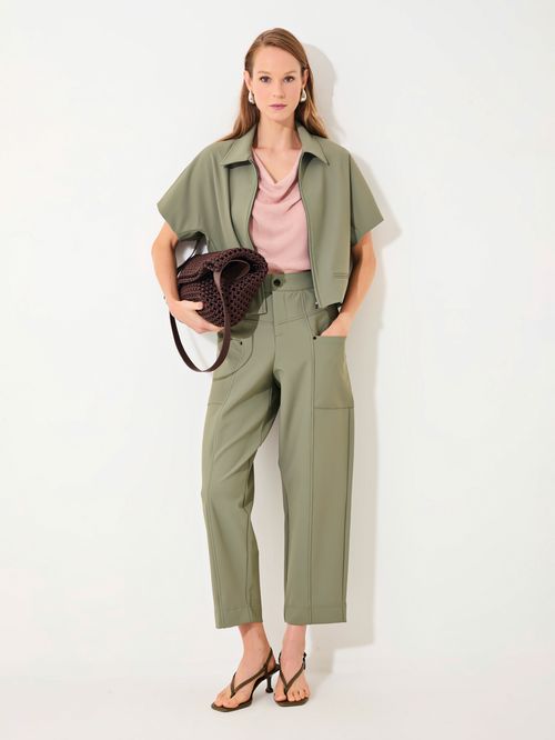 CALÇA RETA COM BOLSOS TECHNO FLEX CJ3